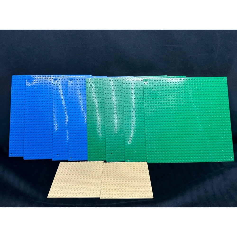 Lego Lot Of 10 Plates Bases (8) 32x32 and 2 16x16 Plates Lego Plate Lego Base